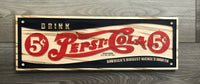 Antique crafted Pepsi Cola sign